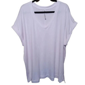 RBX White V-Neck NWOT